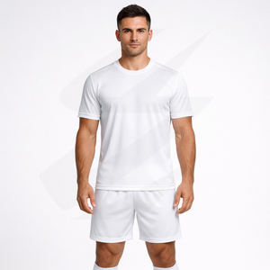 Maillot de football en gros directement de l'usine, 100 % polyester, séchage rapide, maille respirante, tenue de sport personnalisée pour équipe - Product Image 1