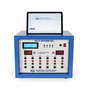 Probador de permeabilidad rápida a cloruros en hormigón con cumplimiento de la norma ASTM C1202 para evaluar la corrosión y la durabilidad. - Product Image 1