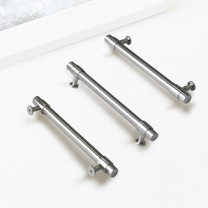 Tirador de Gabinete Moderno de Aleación de Zinc, Estilo Cilíndrico, Acabado Níquel Cepillado, Herraje Minimalista para Muebles, Precio de Fábrica OEM, Duradero - Product Image 2