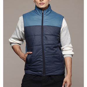 Men's Casual Insulated Waist Coat Plus Size Winter Warm Puffer Jacket <b>Padded</b> Sleeveless Gilet Outerwear New Design High Quality - Product Image 2