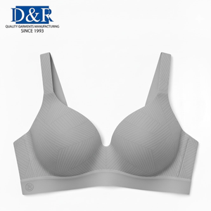 Soutien-gorge de nuit à col en V de la meilleure marque, soutien-gorge de sport sans couture, bonnets profilés, léger, respirant, adapté à l'allaitement - Product Image 3