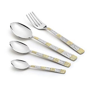 Juego de Cubiertos de Acero Inoxidable de Calidad Superior con Mangos de Estilo Real, Juego de Cubiertos para Cocina - Product Image 1