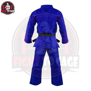 Traje de Judo Ligero y Elástico, Transpirable, 100% Algodón, con Logotipo Frontal, Corte Automatizado, Fácil Movimiento para Entrenamiento y Competición - Product Image 2