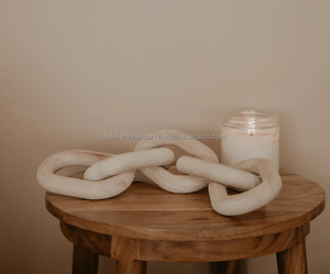 Decoración de eslabones de cadena de madera tradicional de moda simple para sala de estar para ocasiones de boda hecha a mano de Falak World Export - Product Image 6