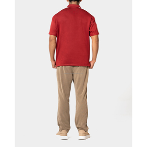 Camiseta Polo Deportiva para Hombre, Transpirable, Ligera, de Secado Rápido, Tejido Elástico, Logotipo Personalizado, Fabricante de Ropa OEM, Suministro al por Mayor - Product Image 2