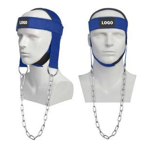 Harnais d'entraînement robuste personnalisable pour le cou, harnais de plongeon pour musculation avec chaîne solide en sangle de nylon de qualité supérieure - Product Image 3