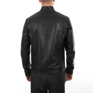 2026 Best Selling Coated Stand Collar Men's Genuine <b>Leather</b> Hooded <b>Jacket</b> Regular Sleeves Autumn High Quality Vintage Style - Product Image 2