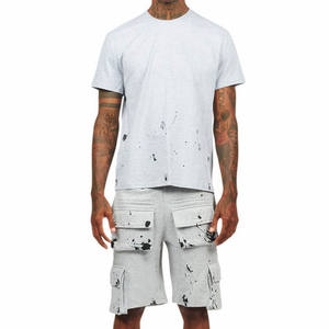 Conjunto de Camiseta y Pantalones Cortos Ligeros para Hombre, Ropa Deportiva Informal de Dos Piezas para Entrenamiento, Gimnasio, Ejercicio, Uso Diario - Product Image 5