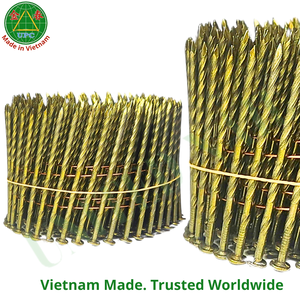 Clavos en rollo de 2.5x50mm para paletas, 9000 unidades, tamaño personalizado con tipos de vástago de tornillo para clavadora neumática de Vietnam |   Clavo en rollo - Product Image 1