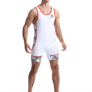 Nouveaux Combinaisons de lutte en Spandex et Polyester à séchage rapide, de qualité supérieure - Product Image 5