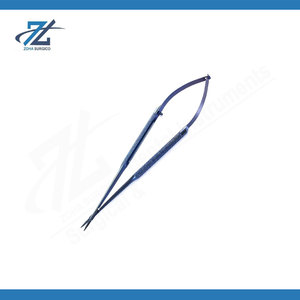 Ciseaux microscopiques de type Mueller 12 cm, ciseaux de dissection chirurgicale de précision, acier inoxydable, instrument réutilisable, fabricant Pakistan - Product Image 3