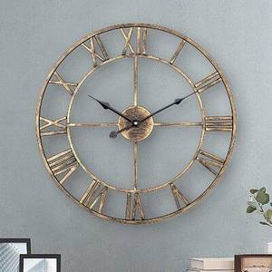 Modern Hexagon Metal Wall <b>Clock</b> Black And <b>Gold</b> Minimal Designer Wall Decor For Home Decoration - Product Image 6