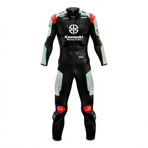 Rawasaki jonathan REA motocp เกียร์รถจักรยานยนต์1ชิ้นหนังชุดแข่งรถหนังวัว/จิงโจ้มอเตอร์ไซค์ติดตาม/ชุดจั๊มสูทสำหรับขี่มอเตอร์ไซค์/Traje CE - Product Image 1