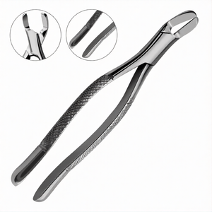 Forceps manuels d'extraction dentaire # 6 séparateurs dentaires supérieurs et inférieurs en acier inoxydable chirurgical, poignée ergonomique, certifiés CE - Product Image 2