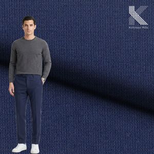 Tela de Cordón Bedford de Algodón y Elastano para Hombre, 225GSM, Tejido Elástico Acanalado con Acabado Peach, Proveedor al por Mayor OEM ODM - Product Image 2
