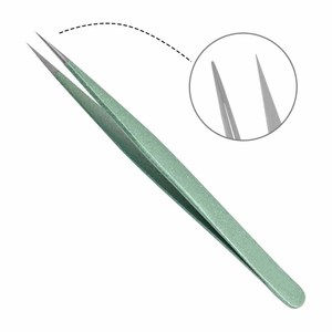 Cuticle Stainless Steel Eyelash Tweezers Pointed Tip Precision Forceps for Volume Lash Application and Beauty Salon Use - Product Image 3