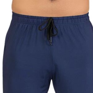 · Rush 2.0 Trousers Navy Blue Men's Casual Jogger Pants Elastic Waist Drawstring Athletic Sportswear Trousers - Product Image 2