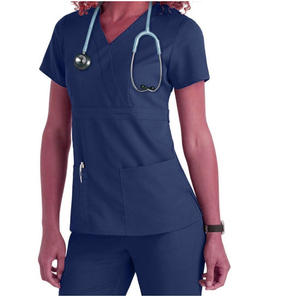 Tenue de travail médicale : Blouse et pantalon confortables en tissu respirant et léger pour le personnel infirmier - Product Image 1