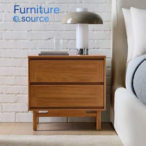 Mesita de noche de madera de lujo, elegante y moderno dormitorio Casegoods, OEM, ODM, fabricante de Vietnam, Suministro asequible duradero para Hotel Inn - Product Image 1