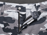 Shorts cargo en denim gris camouflage vintage pour homme, taille mi-haute, séchage rapide, décontracté, pour l'hiver et l'été