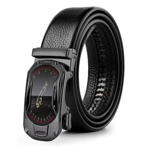 Cinturón Casual de Cuero Sintético para Hombre con Hebilla Automática de Aleación, Diseño de Moda, Superventas de Fábrica - Product Image 1