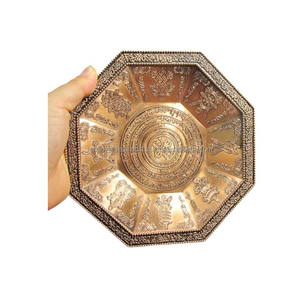 Plato Redondo de Cobre Aromático y Ecológico para Meditación, Bandeja Tibetana Budista para Ofrendas, Precios Económicos, Proveedor Confiable - Product Image 2