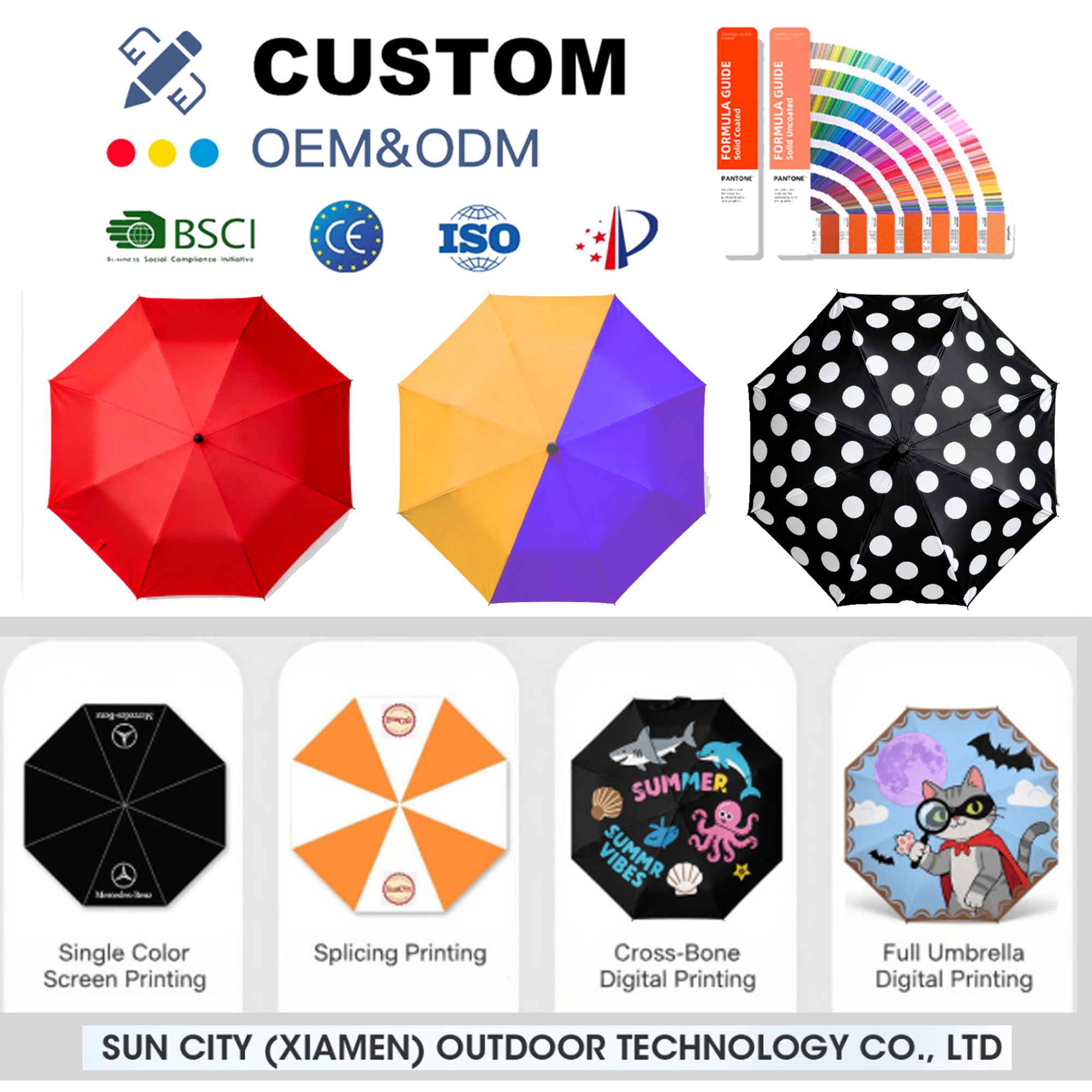 Paraguas automático de color personalizado
