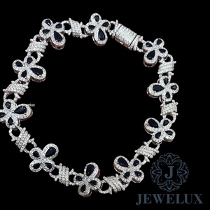 Indian Supplier Hip Hop Iced Out Moissanite Diamond Tennis Bracelet Gold Plated Luxury Bracelet <b>for</b> <b>Men</b> Available at Cheap Price - Product Image 3