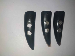 Broches de Cuerno de Búfalo Pulido Natural y Ecológico para Botones de Abrigos y Prendas de Vestir por Crescent Crafts - Product Image 5