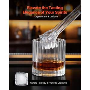 Máquina de Hielo Portátil de Encimera, 22 Libras por Día, Función de Autolimpieza, Acceso Tipo Cajón, Cubos Cuadrados Grandes, para Cocina - Product Image 3