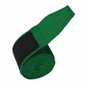 Vendas para manos de alta resistencia en verde oscuro para boxeo, MMA, Muay Thai, con correas elásticas de protección para las muñecas, vendas de 180 pulgadas de largo. - Product Image 5