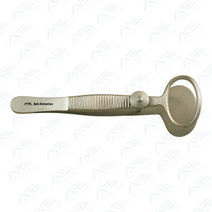 Pince à paupière ophtalmique à plaque supérieure ouverte Grand instrument médical manuel ovale et équipement Pince à tourner les paupières - Product Image 6