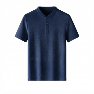 Polo classique pour homme, respirant, séchage rapide, vêtements de golf décontractés, logo personnalisé, OEM, ODM, vente en gros, polo uni pour homme, manches courtes - Product Image 1