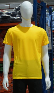 Personaliza tu Camiseta de Punto para Hombre, Negra, de Manga Corta, Corte Regular, Secado Rápido, Algodón, Cuello Redondo, Informal - Product Image 3