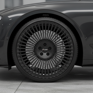 Flow Formed <b>Cast</b> Alloy Wheels Concave Multi Spoke Machined Silver 19 20 21 22" Inch Rims Center Cap - Product Image 5