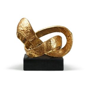 Sculpture en laiton de luxe, figurine décorative en laiton moderne faite à la main pour la décoration intérieure haut de gamme de la maison, de l'hôtel et du bureau - Product Image 5