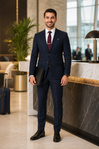 Uniformes d'aviation personnalisés à manches longues pour pilotes et personnel de cabine |   Uniformes d'aviation OEM ODM |   Uniforme de conciergerie d'aéroport pour hommes - Product Image 6
