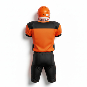 Uniforme de Fútbol Americano Personalizado Elástico al por Mayor, Jersey Transpirable con Paneles Laterales de Malla, Ropa Deportiva para Equipos - Product Image 3