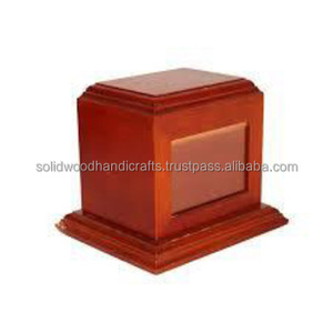 Cadre photo pour animaux de compagnie, urnes en bois, urnes commémoratives de crémation faites à la main, de haute qualité - Product Image 1