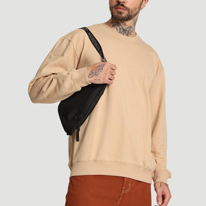 Premium Fabric Crew Neck <b>Pullover</b> Streetwear And Sportswear Apparel Heavyweight Cotton Blend <b>Pullover</b> <b>Men</b> Casual Sweatshirt - Product Image 5