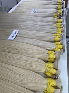 Prix de gros Extensions de cheveux en vrac Cheveux du donneur Double noyade 100 grammes Couleurs foncées 26 pouces - Product Image 6