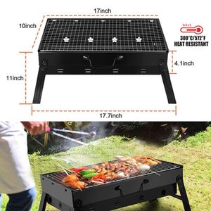 Griglia BBQ Portatile Pieghevole per Campeggio, Picnic e Grigliate in Giardino - Product Image 4