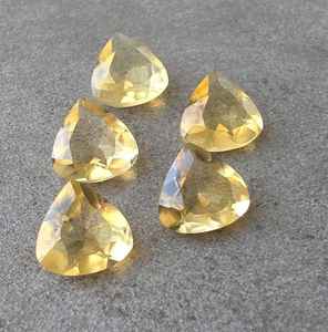พลอยอัญมณีทรงเหลี่ยมเพชรพลอย Citrine ธรรมชาติอัญมณีอัญมณีรักษาแบบหลวมของขวัญหินคริสตัล - Product Image 4