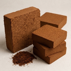 บล็อกใยมะพร้าวออร์แกนิคธรรมชาติ 100% (pH 5.8) ย่อยสลายได้ เป็นมิตรกับสิ่งแวดล้อม สำหรับสวน ไฮโดรโปนิกส์ และการเกษตร - Product Image 4