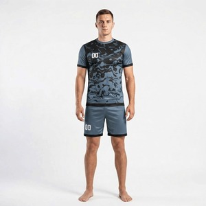 Superior Quality Best Sleeve Customized Logo Solid Color 100% Polyester Fabric Breathable OEM Premium Quality Men's <b>Soccer</b> - Product Image 6