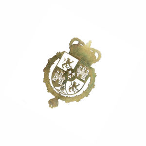 Badge personnalisé en métal avec motif couronne et lion, à attacher, sans nickel, style classique, décoration tendance, fait main - Product Image 4