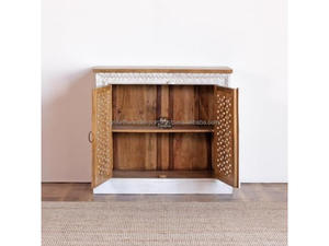 Door Hand Carved Wooden Cabinet – Solid Wood <b>Storage</b> <b>Sideboard</b> for Living Room & Dining Newest Furniture 2026 - Product Image 6