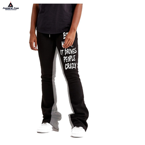 High Quality Custom Men’s Sweatpants Slim Fit Lightweight Fleece <b>Joggers</b> with Logo OEM Private Label printed sweatpants - Product Image 3