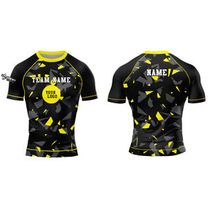 Rashguard de Compression Unisexe Confortable à Manches Courtes UPF50, Taille Personnalisée, Nouveau Design Tendance, Meilleure Vente - Product Image 3