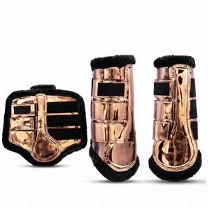 Botas de Protección para Patas de Caballo, Reflectantes, Impermeables, Forradas de Lana, Ligeras, para Deportes Ecuestres, Cuidado del Caballo, Personalizables - Product Image 1